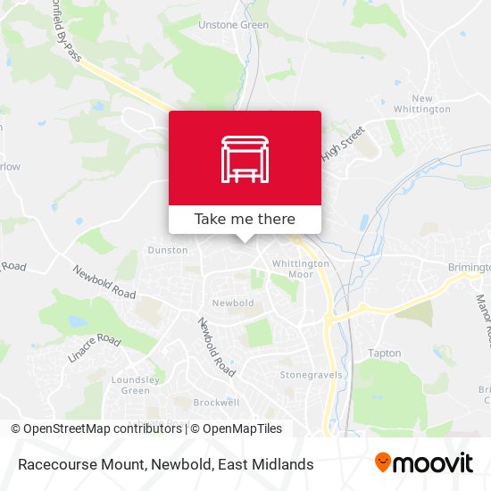 Racecourse Mount, Newbold map