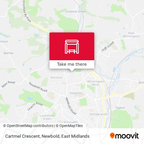 Cartmel Crescent, Newbold map