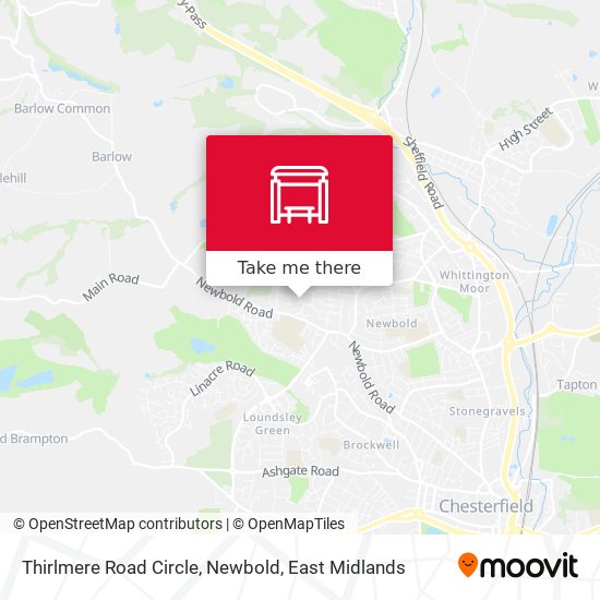 Thirlmere Road Circle, Newbold map