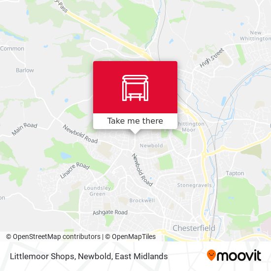 Littlemoor Shops, Newbold map