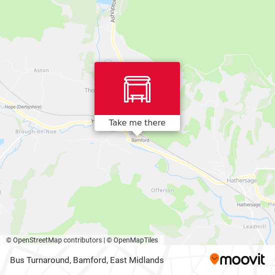 Bus Turnaround, Bamford map