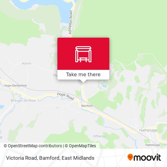 Victoria Road, Bamford map