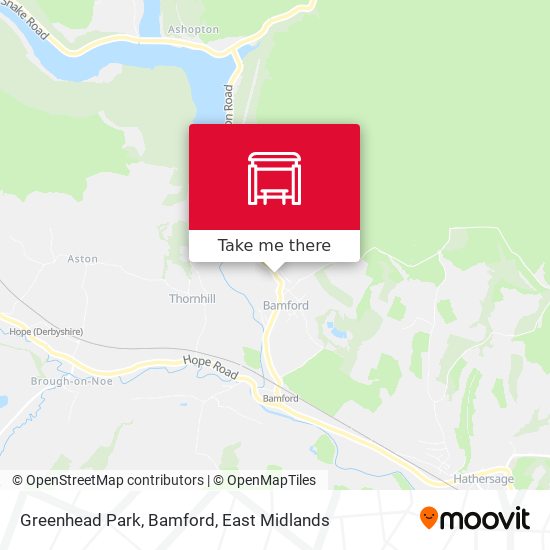 Greenhead Park, Bamford map