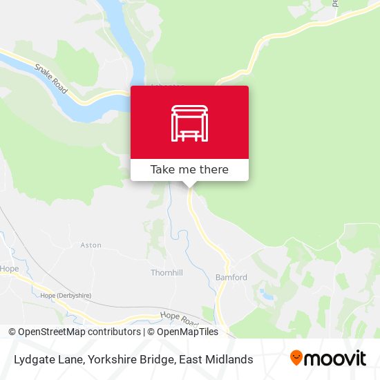 Lydgate Lane, Yorkshire Bridge map