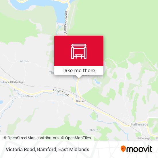 Victoria Road, Bamford map