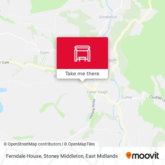 Ferndale House, Stoney Middleton map