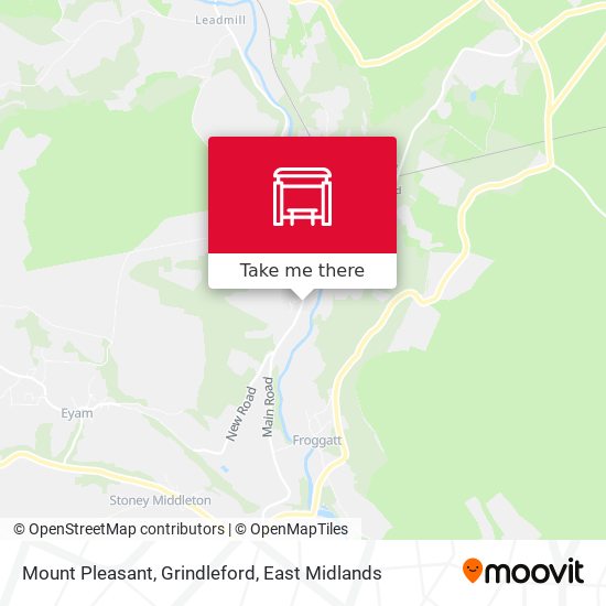 Mount Pleasant, Grindleford map