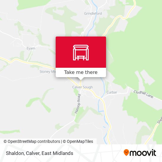 Shaldon, Calver map