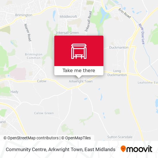 Community Centre, Arkwright Town map