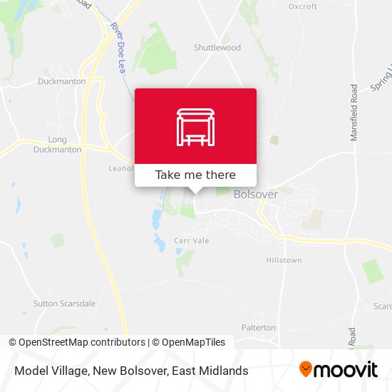 Model Village, New Bolsover map