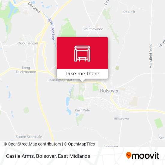 Castle Arms, Bolsover map