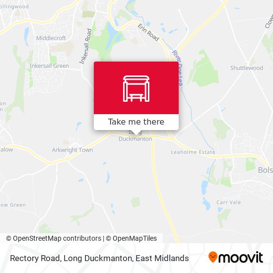 Rectory Road, Long Duckmanton map