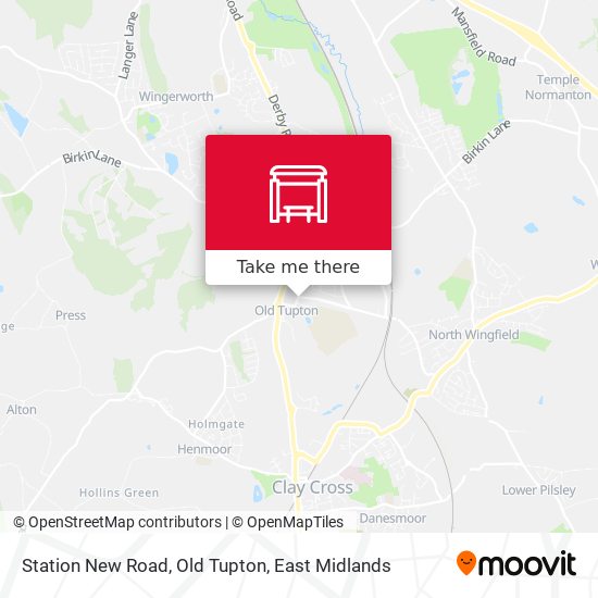 Station New Road, Old Tupton map