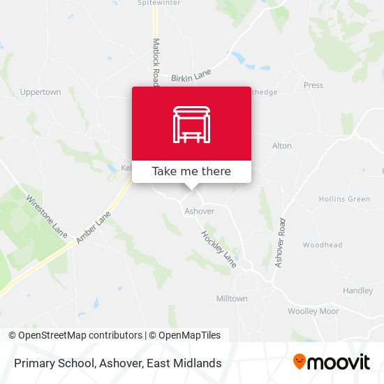 Primary School, Ashover map