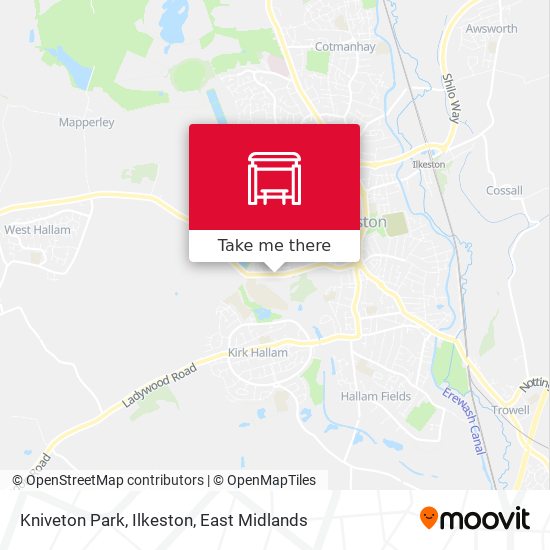 Kniveton Park, Ilkeston map