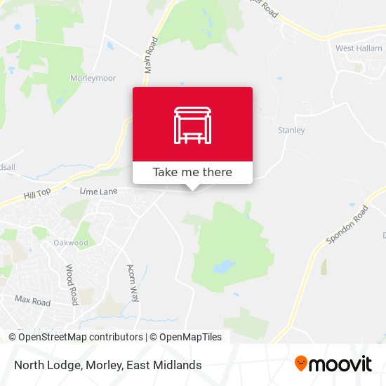 North Lodge, Morley map