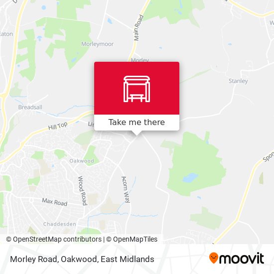 Morley Road, Oakwood map
