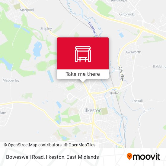 Boweswell Road, Ilkeston map