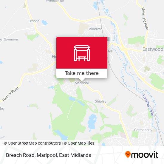Breach Road, Marlpool map