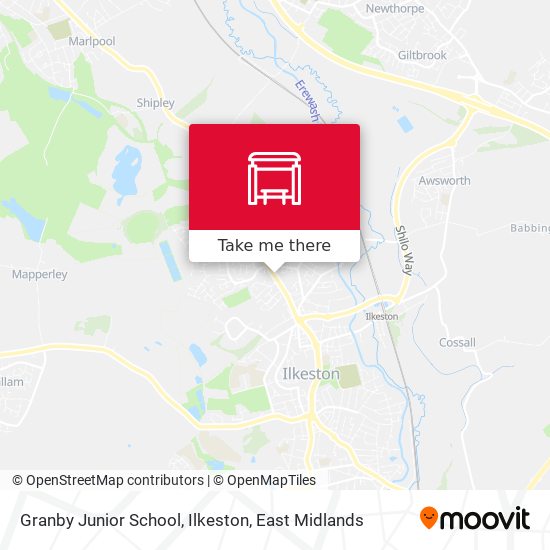 Granby Junior School, Ilkeston map