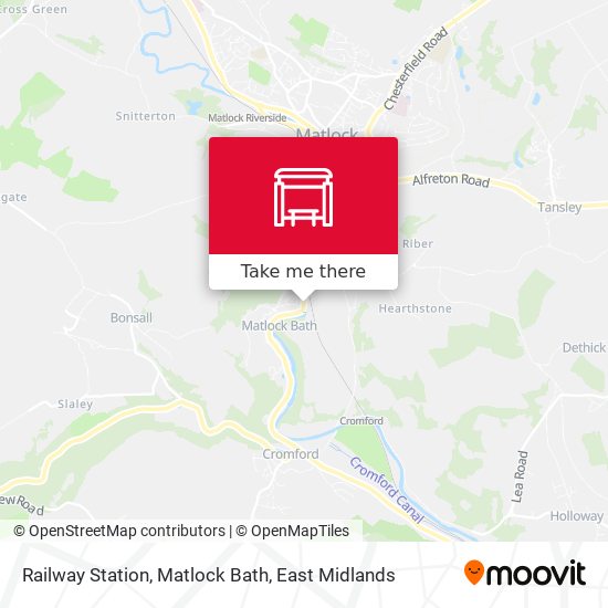 Railway Station, Matlock Bath map