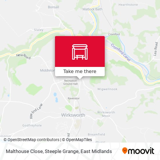Malthouse Close, Steeple Grange map