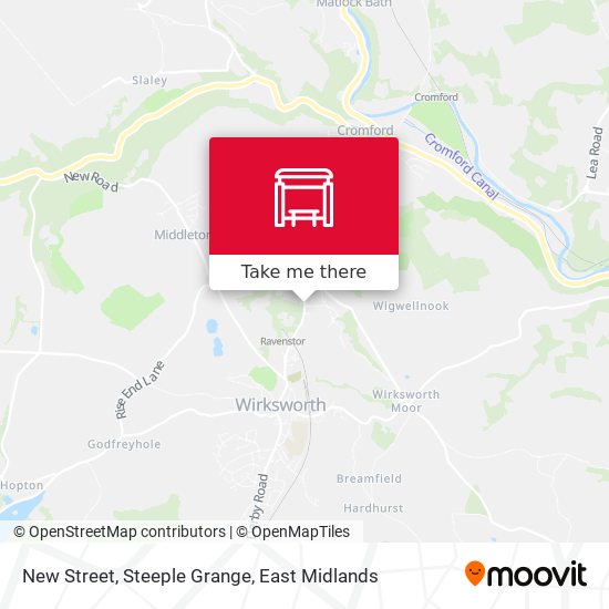 New Street, Steeple Grange map