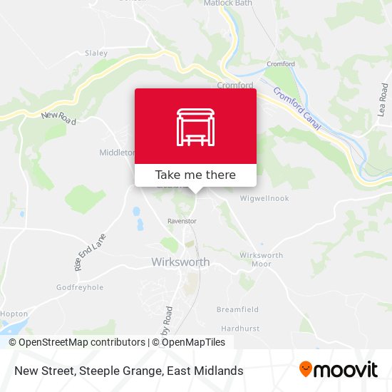 New Street, Steeple Grange map