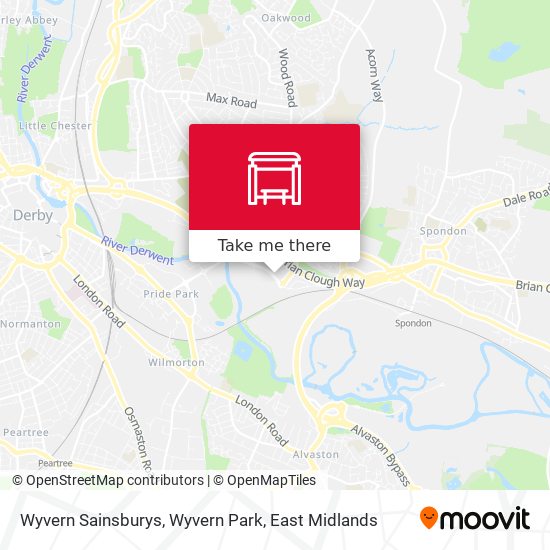 Wyvern Sainsburys, Wyvern Park map