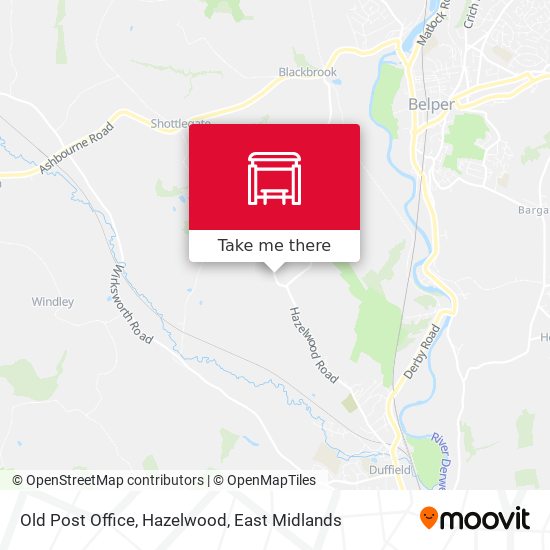Old Post Office, Hazelwood map