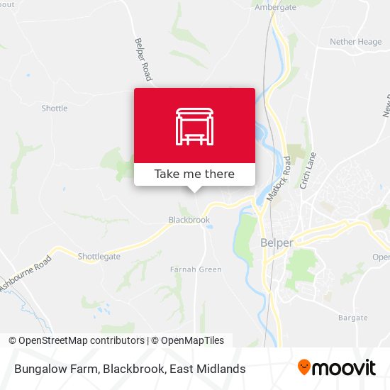 Bungalow Farm, Blackbrook map