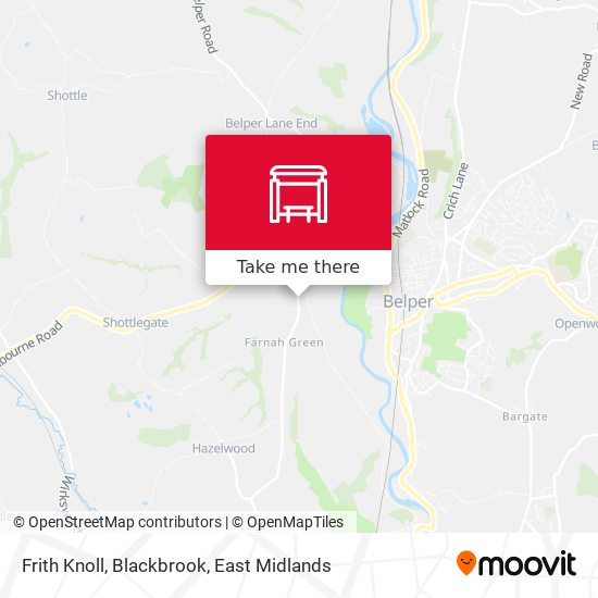 Frith Knoll, Blackbrook map