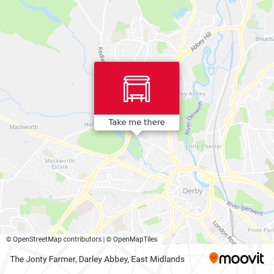 The Jonty Farmer, Darley Abbey map
