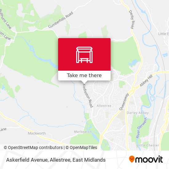 Askerfield Avenue, Allestree map