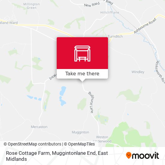 Rose Cottage Farm, Muggintonlane End map