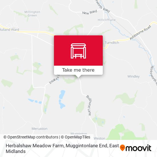 Herbalshaw Meadow Farm, Muggintonlane End map