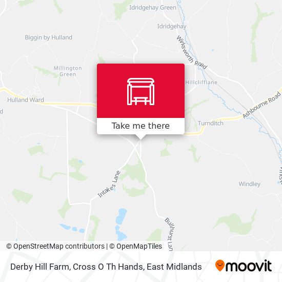 Derby Hill Farm, Cross O Th Hands map