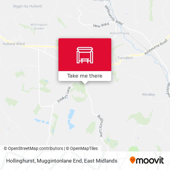 Hollinghurst, Muggintonlane End map