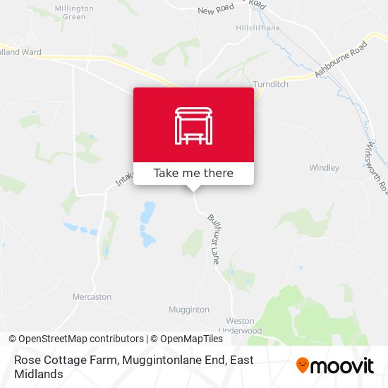 Rose Cottage Farm, Muggintonlane End map