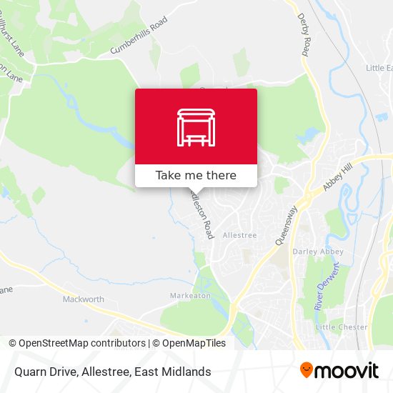 Quarn Drive, Allestree map