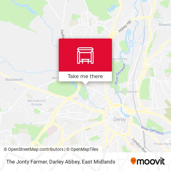 The Jonty Farmer, Darley Abbey map