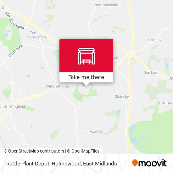 Ruttle Plant Depot, Holmewood map