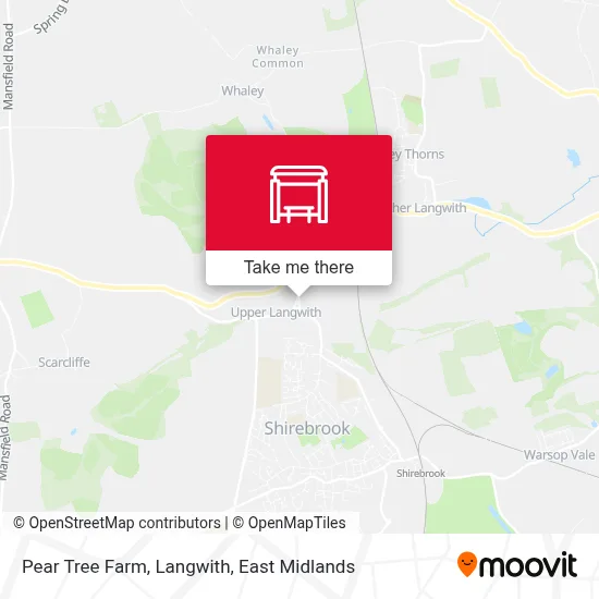 Pear Tree Farm, Langwith map