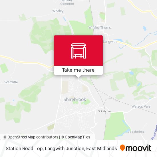 Station Road Top, Langwith Junction map