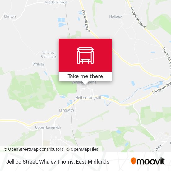 Jellico Street, Whaley Thorns map