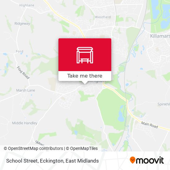 School Street, Eckington map