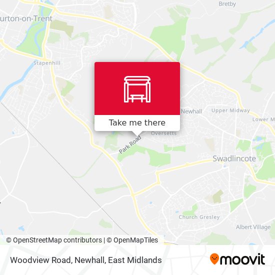 Woodview Road, Newhall map