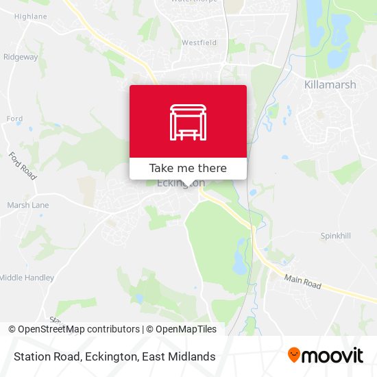Station Road, Eckington map