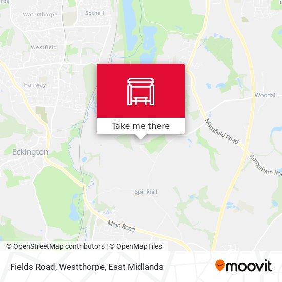 Fields Road, Westthorpe map