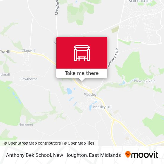 Anthony Bek School, New Houghton map